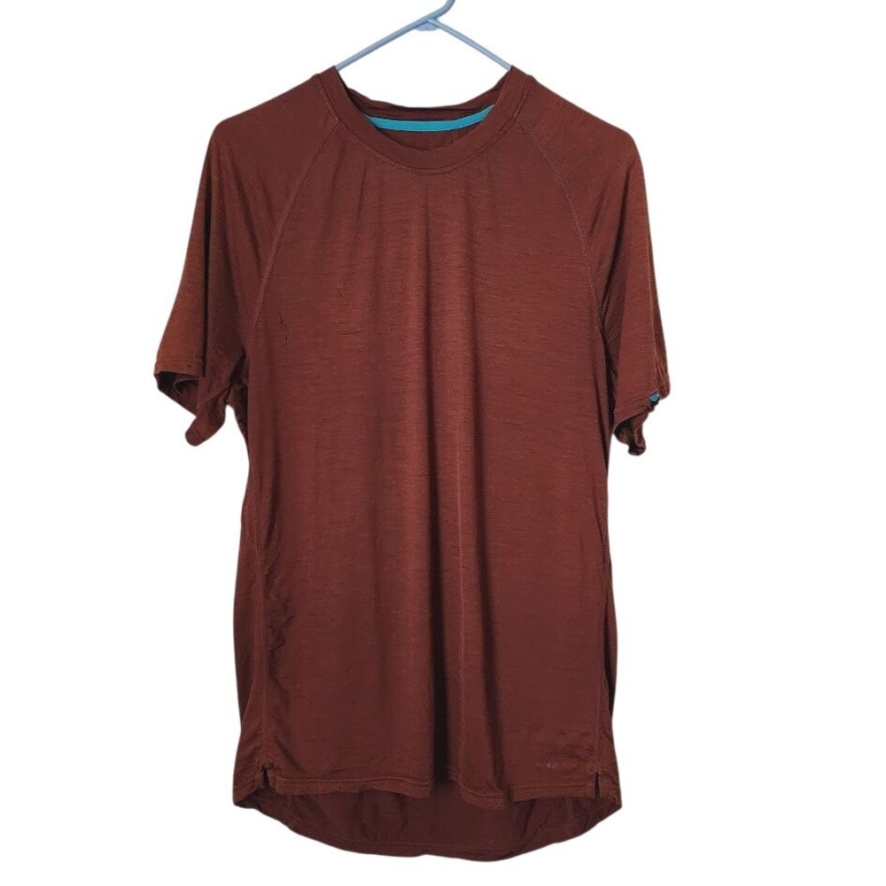YETI CYCLES Turq Merino Short‎ Sleeve Jersey Brick MTB Cycling Base Layer tee